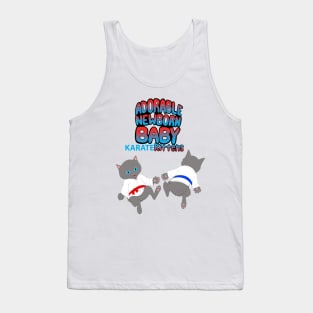 Adorable Newborn Baby Karate Kittens Tank Top